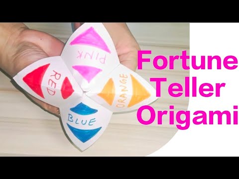how to make paper Fortune teller | which colour do you choose | paper fortune teller origami