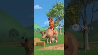 Velma Dinkley Is Riding Bessy The Cow shorts