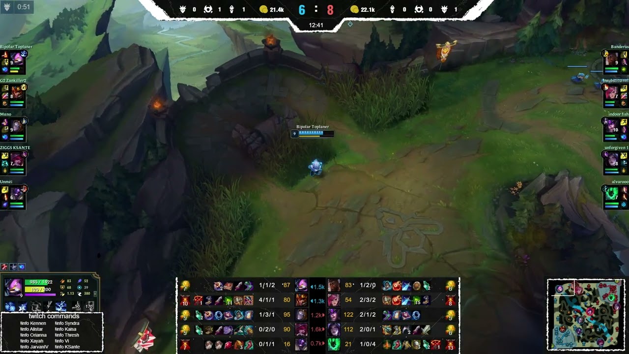 🔹[KE] ThomasFa -VS- 🔸[MRS] Alvaro🔸[IW] Kofte - LoL Ranked Replay