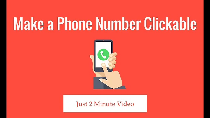 Make phone number clickable in your website 💥 Click to Call Button - Easy Guideline YouTube