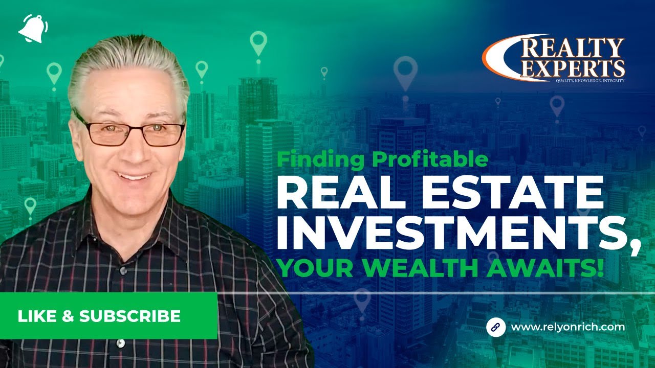 Finding Profitable Real estate Investments, your wealth awaits! 1 - YouTube