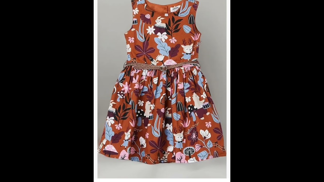 Kids below the knee dress  