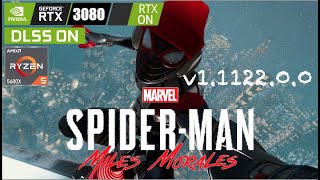 Marvels Spider Man Miles Morales V1.1122.0.0 Rtx 3080 Benchmark Ray Tracing 1440P Dlss Quality