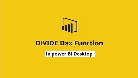 Master DIVIDE Function in DAX | Error-Free Calculations in Power BI | Complete Guide with Examples