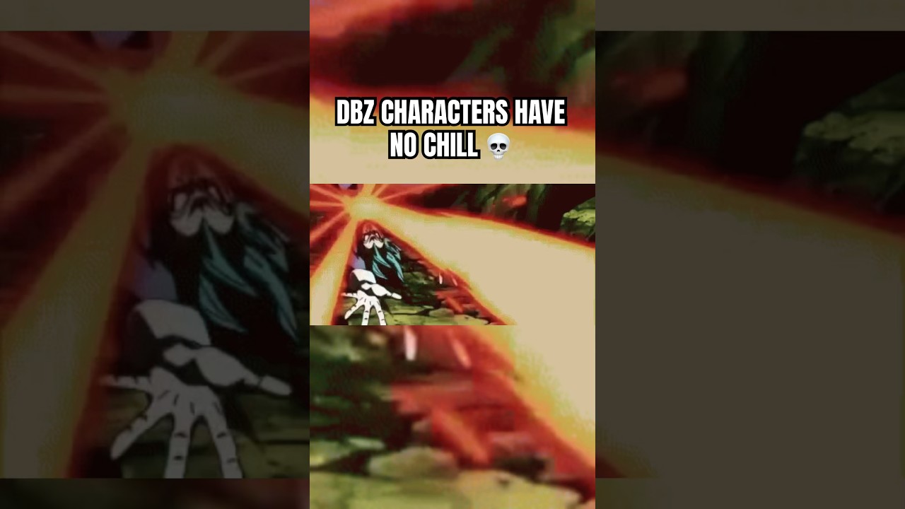 Dbz characters got no chill 💀