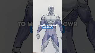 Make Your Own Superhero’s! ✍️ #art #beginnerarttips #drawing #artist #tutorial #superhero #sketch