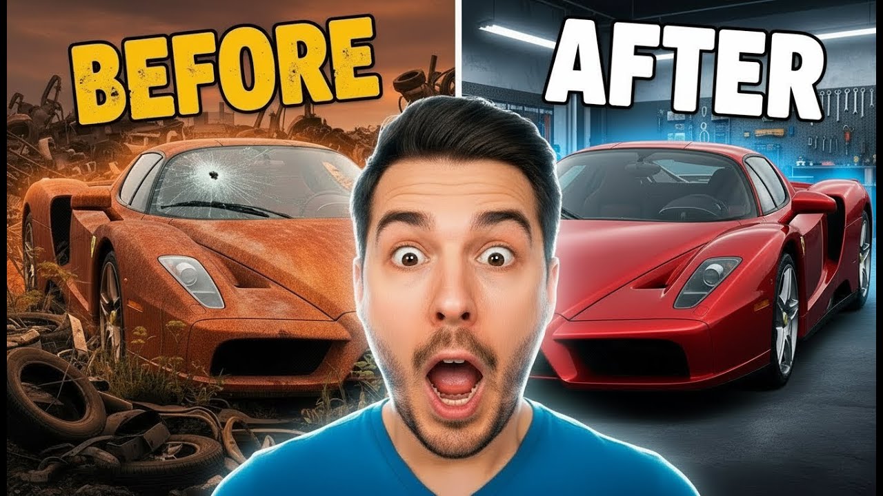2003 Ferrari Enzo Restoration 🏎️ Legendary V12 Supercar Rebuild | Satisfying ASMR DIY 