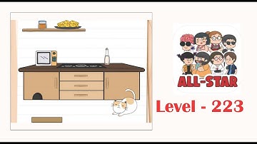 Brain test all star level 223 The cat must hunt down the hiding mouse.