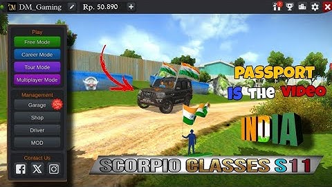 How to add Indian Mahindra Scorpio Classic S11 Mod in Bus Simulator Indonesia | Car Mod Bussid