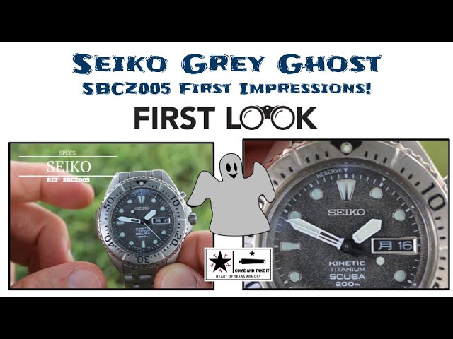 Seiko Grey Ghost - New Grail Watch First Look!!! - YouTube