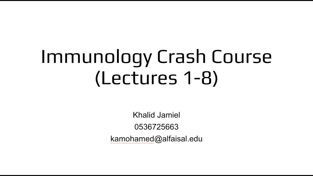 Immunology Crash Course | Khalid Jamiel | POD 231