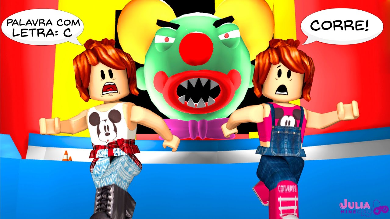 Roblox - FUGIMOS DO CIRCO NA QUARENTENA (Escape the Evil Circus Obby)