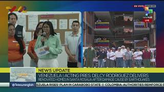 Delcy Rodriguez: I want to highlight the labor of the ‘Venezuela Rises’ plan