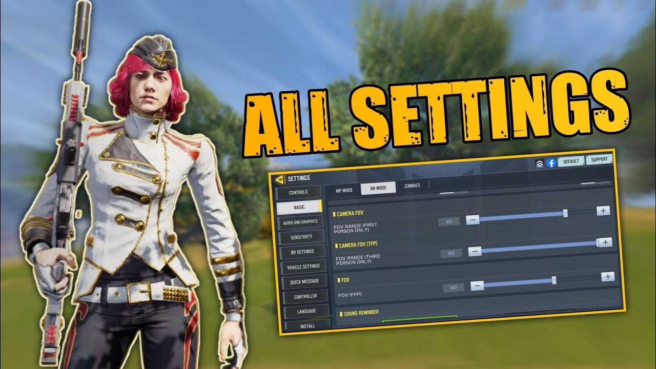 PRO USE THIS ALL BEST SETTINGS FOR COD MOBILE BATTLE ROYALE