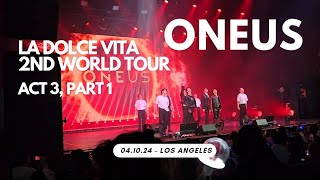 240410 - ONEUS - La Dolce Vita Tour - Los Angeles - Act 3, part 1 (fancam)