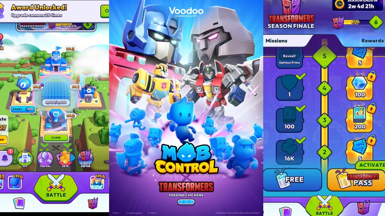 Mob Control Gameplay | Red and Blue Fight Seen Mob Control 