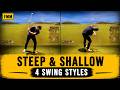 4 Swing Patterns: Decoding Steep vs. Shallow for Different Golf Swings