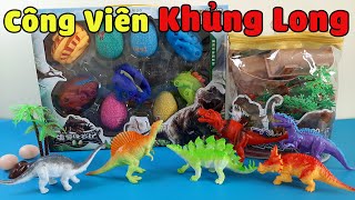 Mô Hình Công Viên Khủng Long Và Đập Trứng Khủng Long Hóa Thạch