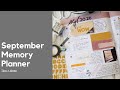 September in the Memory Planner