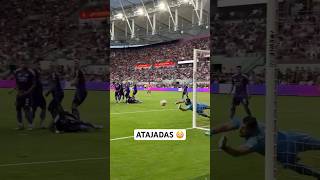 Tremendas atajadas del arquero Maxime Crépeau al taparle a Messi, Suárez y RDP 😳