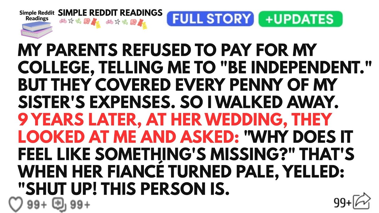 Paid My Own Way Through College While Funded My Sister 9 Years Later, Truth Came Out at Her Wedding