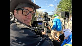 There's a TV Truck in front of the Runners.