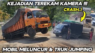 Incident caught on camera!!! Cars Gliding and Trucks Jumping on Batu Jomba