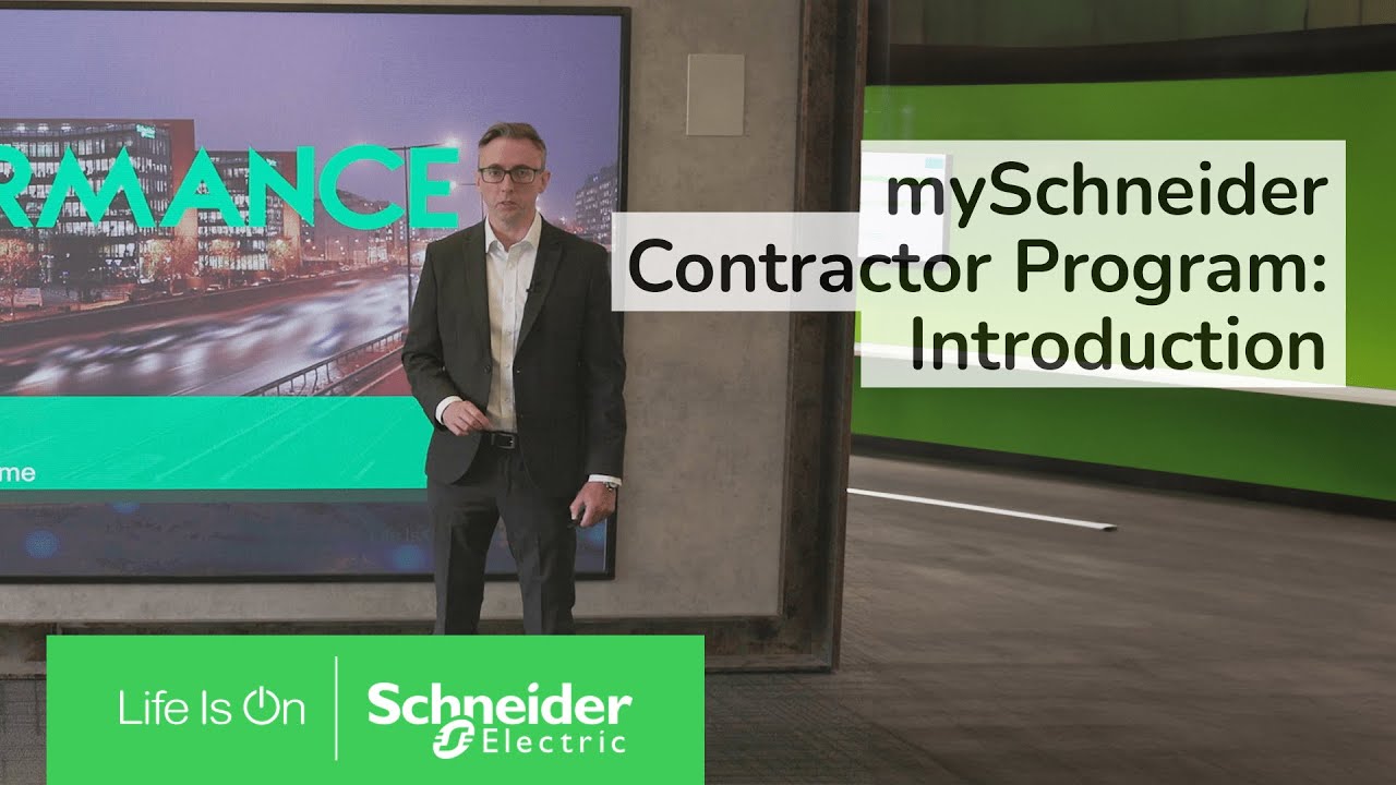Introducing the mySchneider Contractor Program | Schneider Electric ...