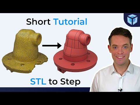 How to Convert STL to STEP using Free Software? (Short Tutorial)