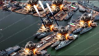 THE MOST POWERFUL ATTACK IN HISTORY! US destroys Iranian naval base!