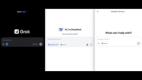 Grok 3 vs DeepSeek R1 vs ChatGPT o3-mini with critical prompts  #grok #deepseek #chatgpt #openai