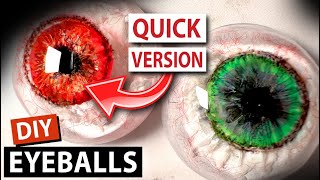 How to Make Resin Eyeballs - Realistic UV Eyes - Easy DIY Video Tutorial