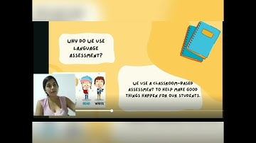 CLASSROOM-BASED LANGUAGE ASSESSMENTS