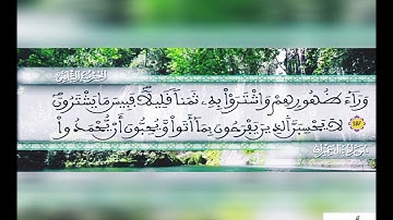 ما تيسر من سورة آل عمران بصوت القارئ عبد الرحيم النابلسي.