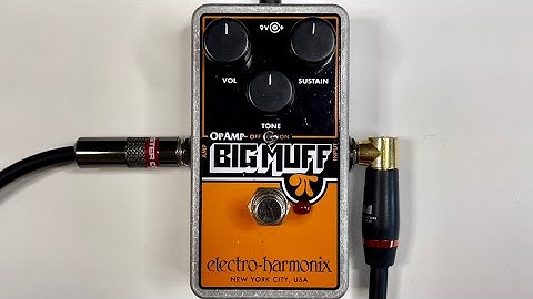 Big Muff Pi Op-Amp by electro-harmonix Fuzz Guitar Pedal Produce the Funky Fuzz with this bad boy