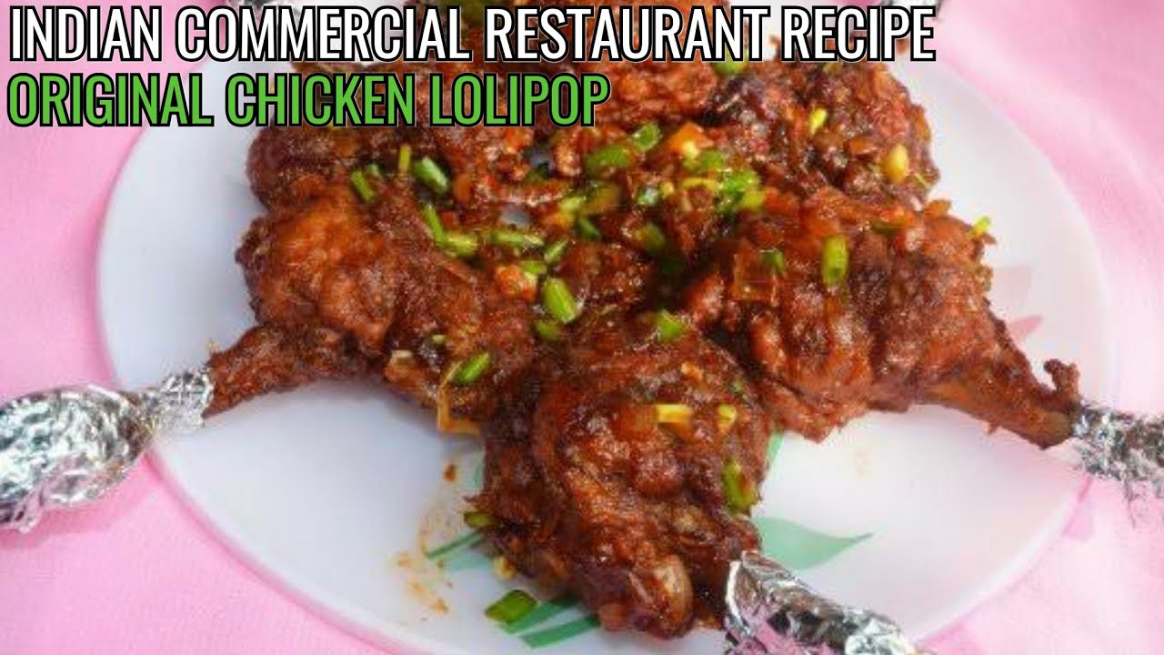 Best Indian Commercial Recipe Easy And Quick  Chicken Lollipop Restaurant Ki Original Recipe