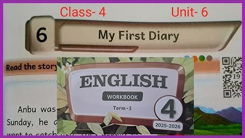 My first Diary, Class- 4, English workbook answers term1