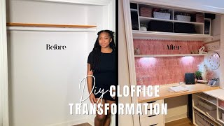 Pt 1. Building My Dream Walk In Closet 🎀 My Cloffice