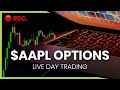 [LIVE] Options Day Trading | One Lot Lessons | AAPL Pressure Cooker Top