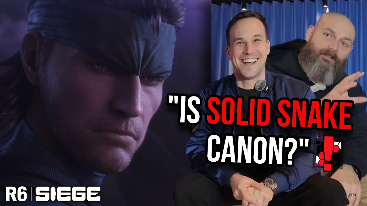 I asked Ubisoft how Solid Snake fits into Rainbow Six Siege Lore!