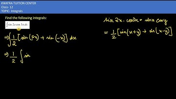 16. Integrate sin 2x cos 3x dx