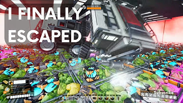 i finally escaped the void in satisfactory (just barely)