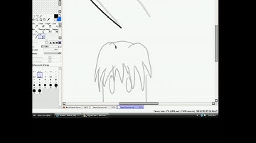 How to do straight lines on easy paint tool SAI