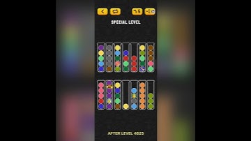 Ball Sort Special Level - Locked Ball (after Level 4625)
