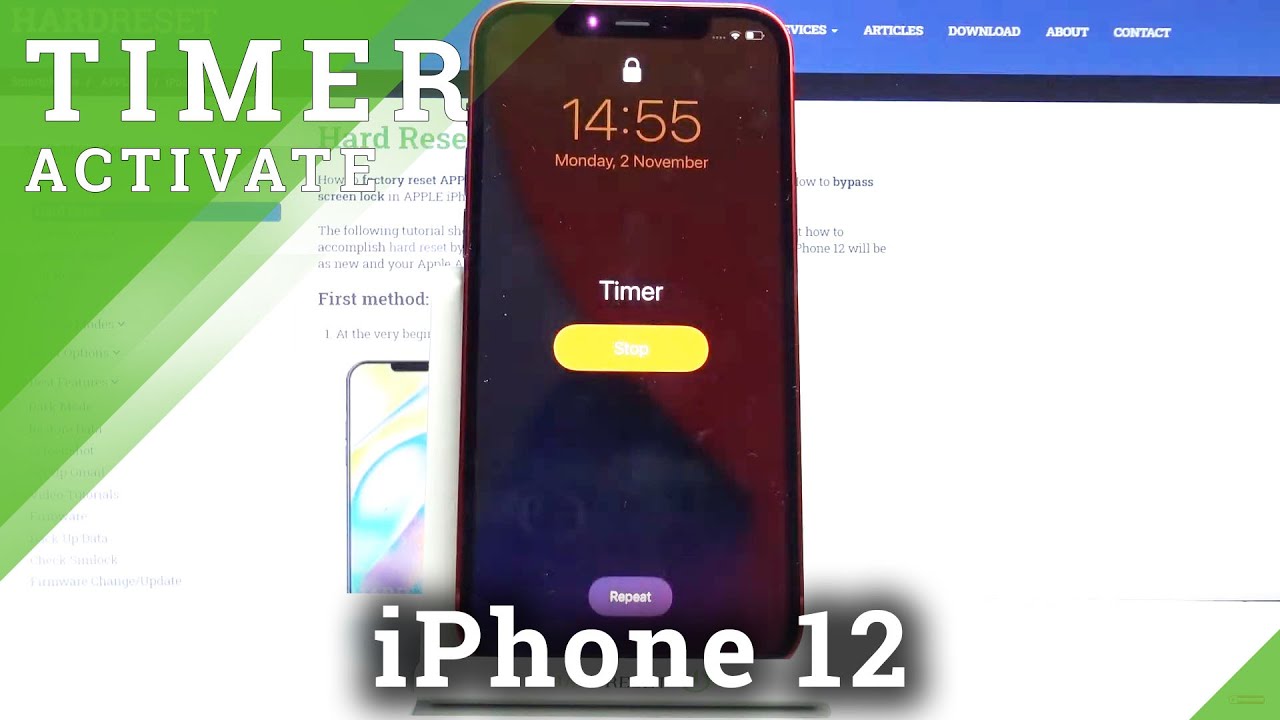 How to Use Timer in Apple iPhone 12 Measure Time Intervals - YouTube