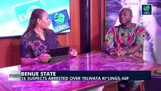 BENUE STATE: 26 SUSPECTS ARRESTED OVER YELWATA KI*LINGS-IGP