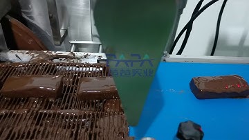 PAPA brand 8KG/Batch small mini chocolate enrober/coater/covering machine with conveyor