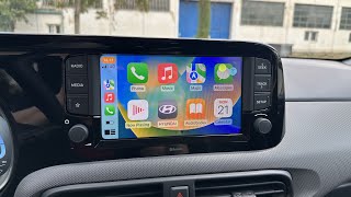 How to connect Apple CarPlay to Hyundai i10 Multimedia System 2024 screenshot 2