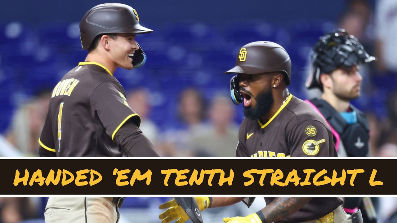 Padres Rengifo's HR pushes Marlins losing streak to 10