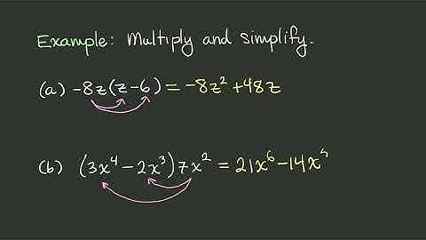 Multiplying a Polynomial by a Monomial